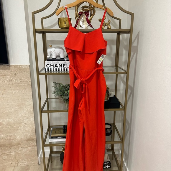 Thalia Sodi Red Jumpsuit - Picture 9 of 10